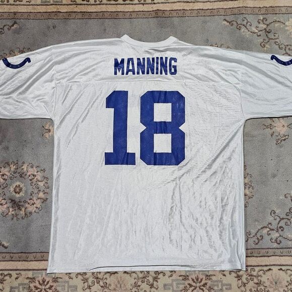 NFL Players Indianapolis Colts #18 Peyton Manning Jersey - Men XXL - Picture 1 of 3